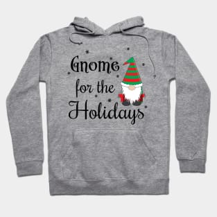 Gnome For The Holidays Black Hoodie